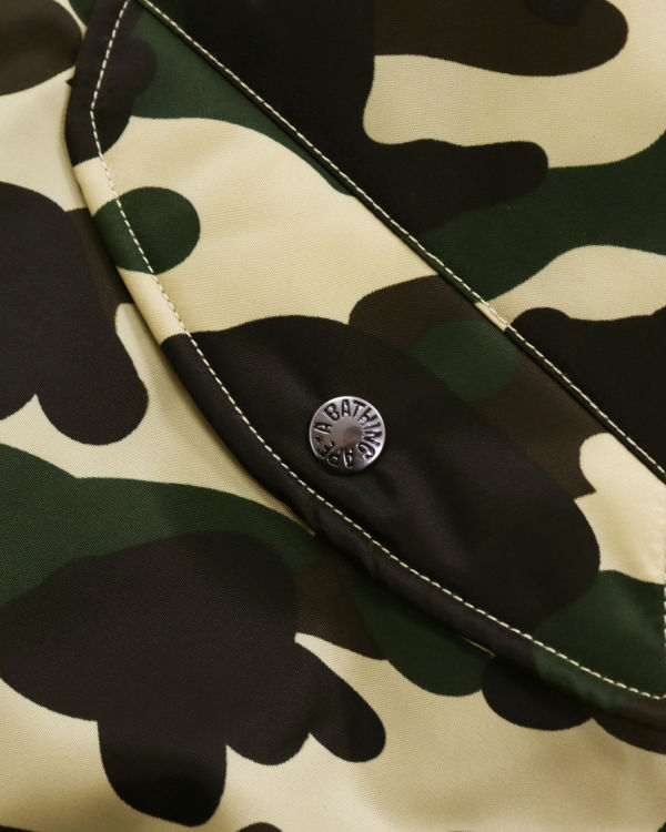 Vestes Bape 1st Camo Nylon Twill MA-1 Homme Jaune | EBDTY7291