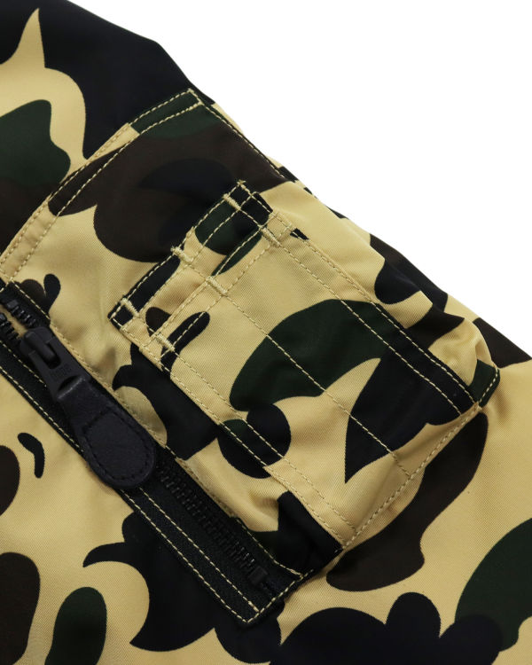 Vestes Bape 1st Camo Nylon Twill MA-1 Homme Jaune | EBDTY7291