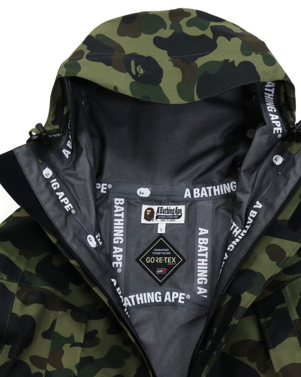 Vestes Bape Gore-Tex 1st Camo Snowboard Homme Vert | DCYEZ7605