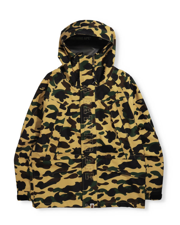 Vestes Bape Gore-Tex 1st Camo Snowboard Homme Jaune | IPHFL4031