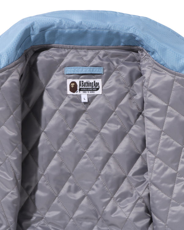 Vestes Bape Honeycomb Ripstop Bomber Homme Bleu Clair | LQUJC0146