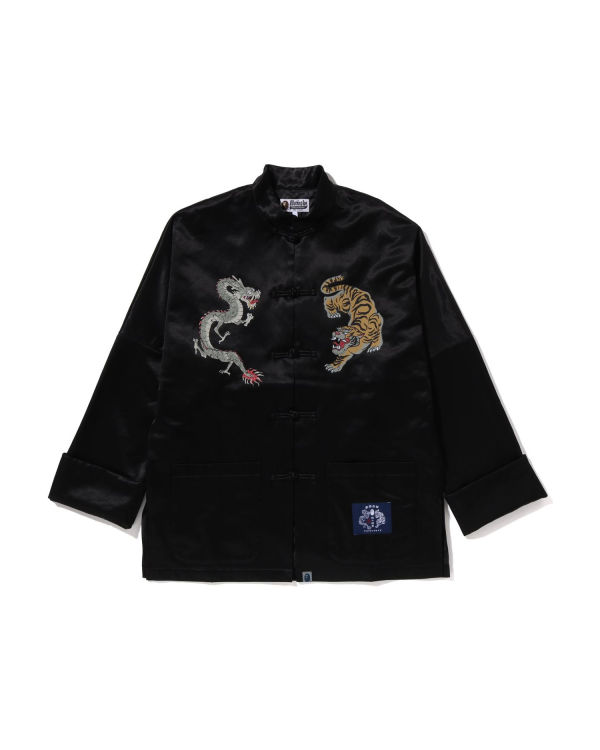 Vestes Bape Japanese Motif Loose FIt China Homme Noir | CJQUO3972