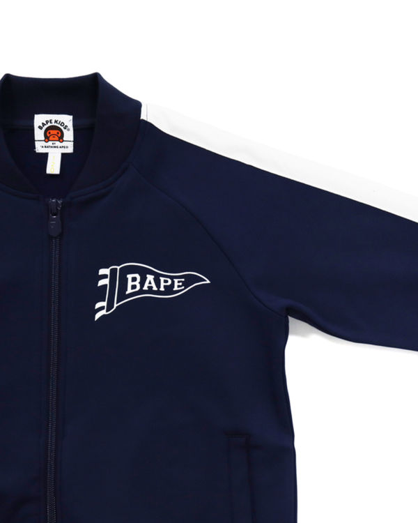 Vestes Bape Jersey Enfant Bleu | XWKPN2146