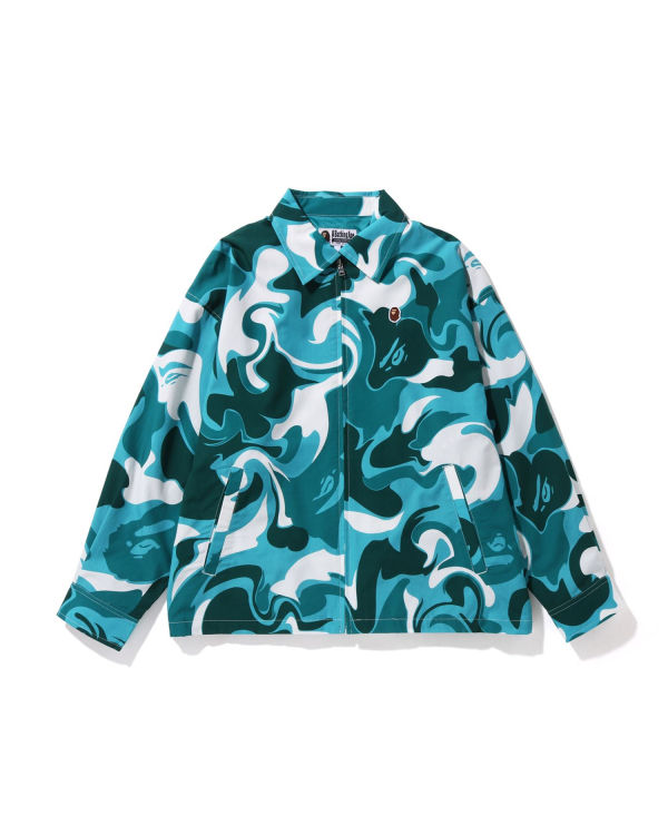 Vestes Bape Marble Camo Oversized Zip Femme Menthe | ZEMBA7104