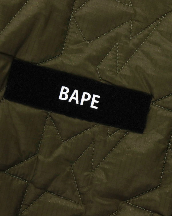 Vestes Bape Military Patch Liner Homme Vert | IQJAV2073