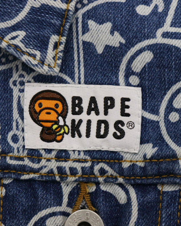 Vestes Bape Milo Circus Denim Enfant Bleu | HVMBK6304