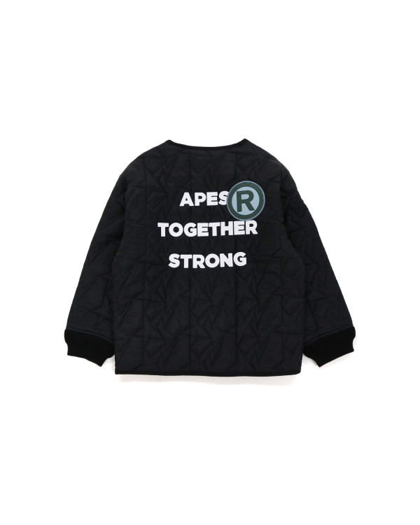 Vestes Bape Multi Patch STA Matelassé Enfant Noir | TINWS2493