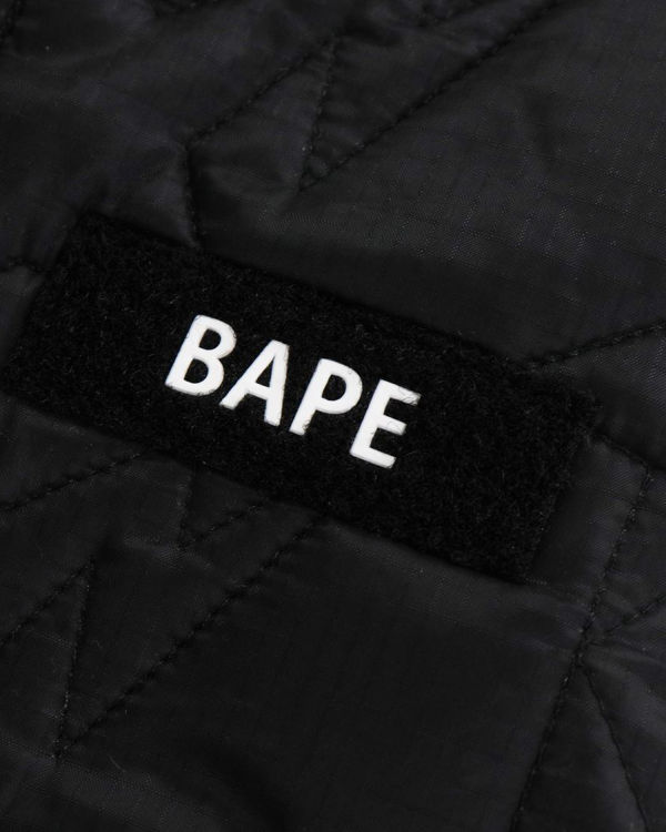 Vestes Bape Multi Patch STA Matelassé Enfant Noir | TINWS2493