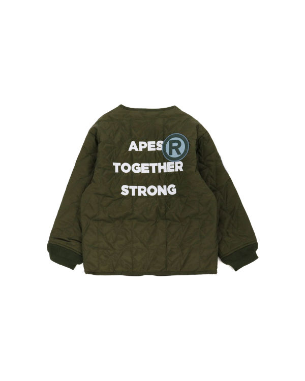 Vestes Bape Multi Patch STA Matelassé Enfant Vert | XDSWQ3427