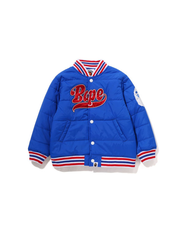 Vestes Bape Patch Rembourré Enfant Bleu | ISPEK0513