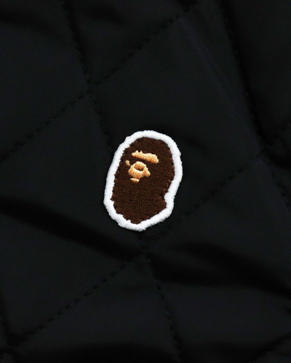 Vestes Bape Quilting Enfant Noir | MLGYX9034