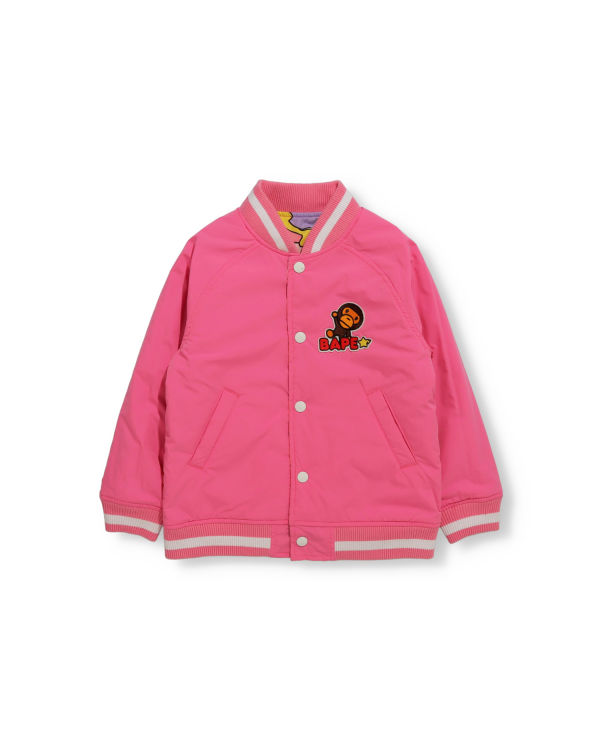 Vestes Bape STA Camo Milo Reversible Enfant Rose | ZWTQJ1493