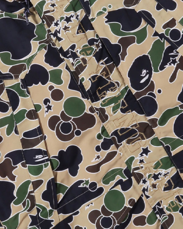 Vestes Bape STA Camo Snowboard Homme Jaune | JUAZK7240