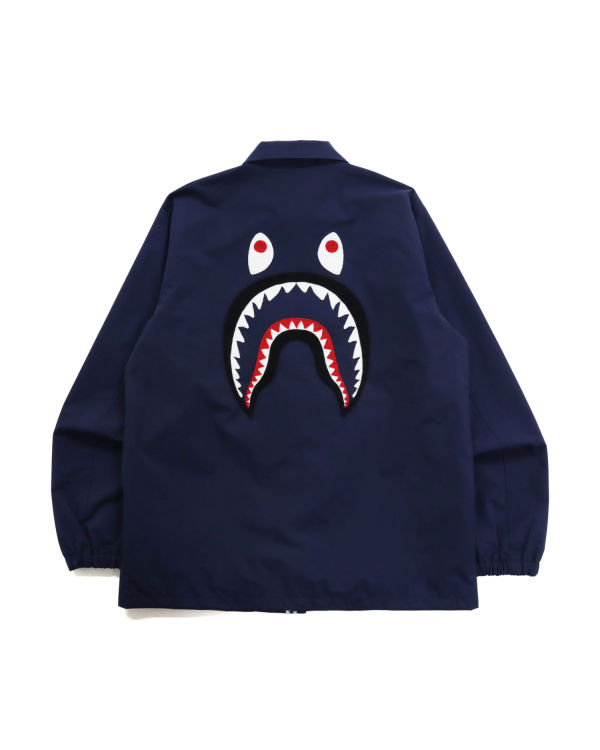 Vestes Bape Shark Coach Homme Bleu Marine Bleu | KAFPM4531