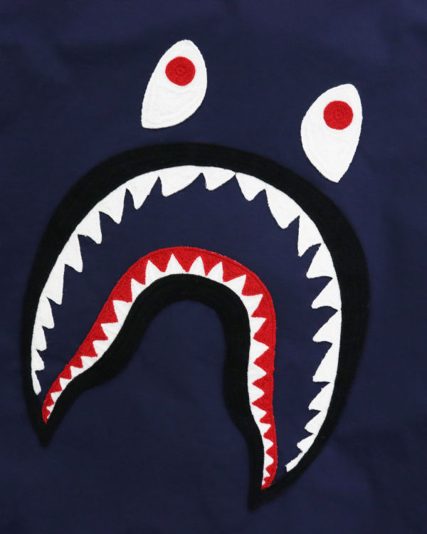 Vestes Bape Shark Coach Homme Bleu Marine Bleu | KAFPM4531