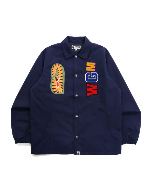 Vestes Bape Shark Coach Homme Bleu Marine Bleu | KAFPM4531