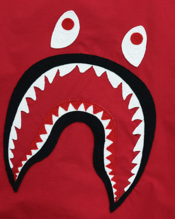 Vestes Bape Shark Coach Homme Rouge Clair | FCMNT4869