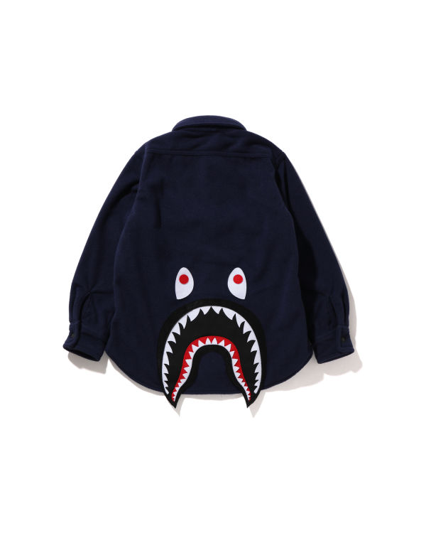 Vestes Bape Shark Patch Enfant Bleu | PWVHY8045