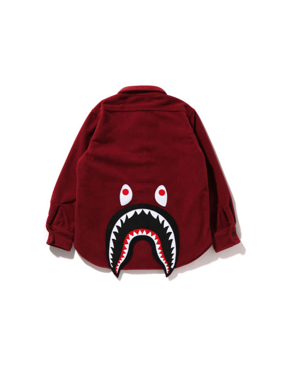 Vestes Bape Shark Patch Enfant Rouge Clair | TNSVK7485