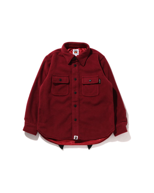 Vestes Bape Shark Patch Enfant Rouge Clair | TNSVK7485