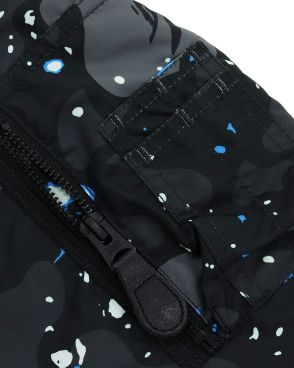 Vestes Bape Space Camo Loose Fit MA-1 Homme Noir | AHONS0153