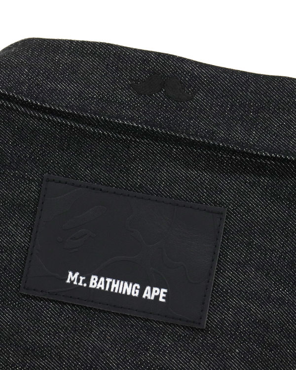 Vestes Bape Stretch Denim Homme Noir | QWKJM9710