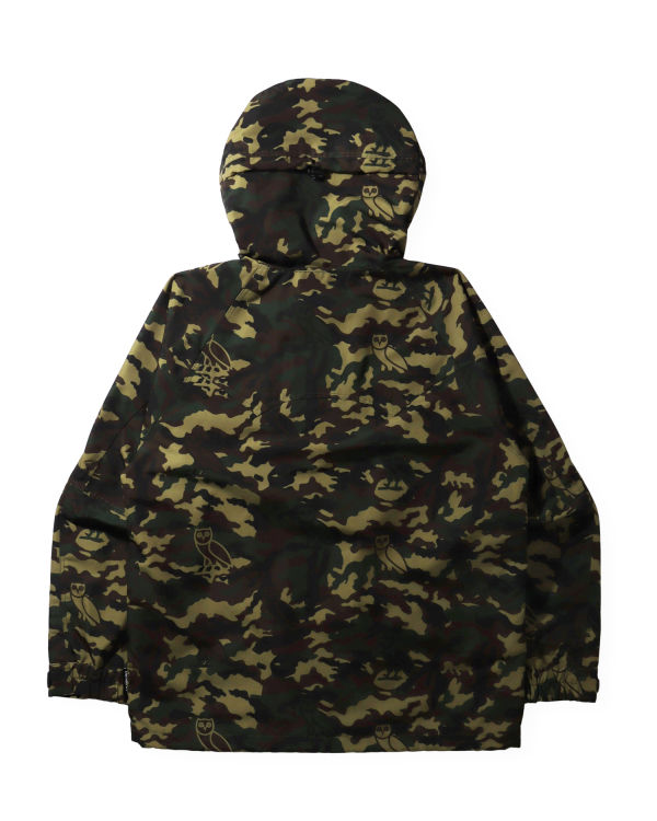 Vestes Bape X OVO Woodland Camo Snowboard Homme Vert | WZXNQ0189