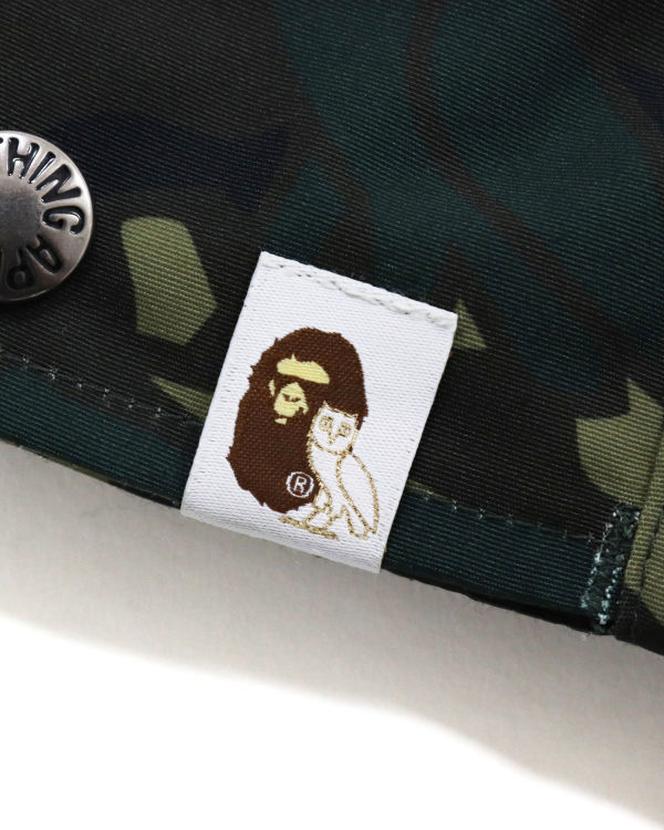 Vestes Bape X OVO Woodland Camo Snowboard Homme Vert | WZXNQ0189