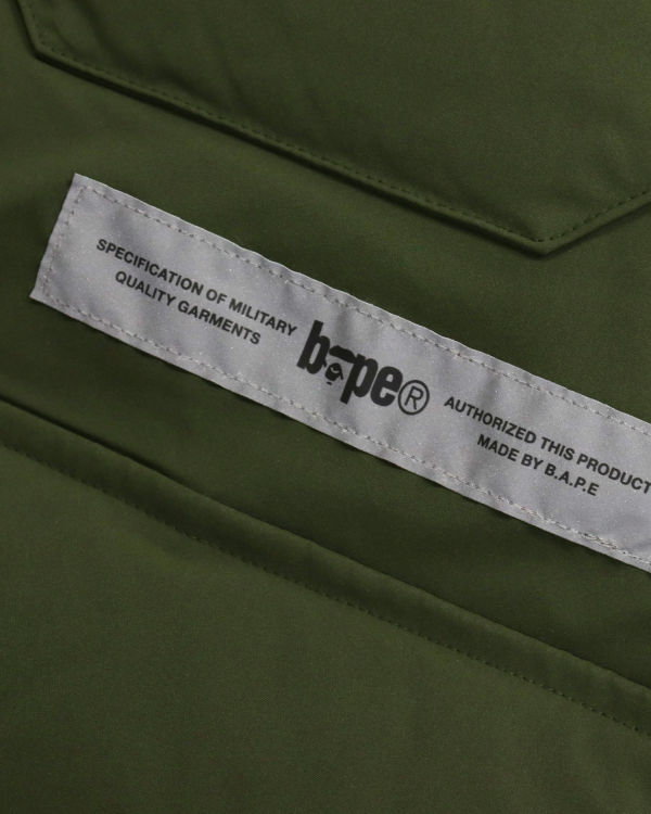 Vestes Décontractées Bape Loose Fit Long Homme Vert | PDAUR6278